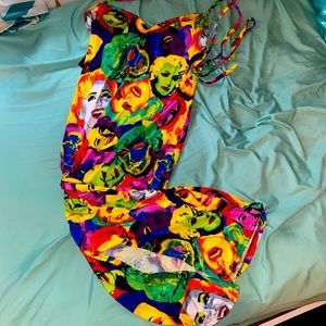 NWT Pop Art Halter Style Dress Size 1x